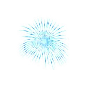 Blue Fireworks